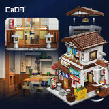 CADA Konstrukciniai blokeliai Japonų restoranas 861 detalės + LED