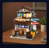 CADA Konstrukciniai blokeliai Japonų restoranas 861 detalės + LED