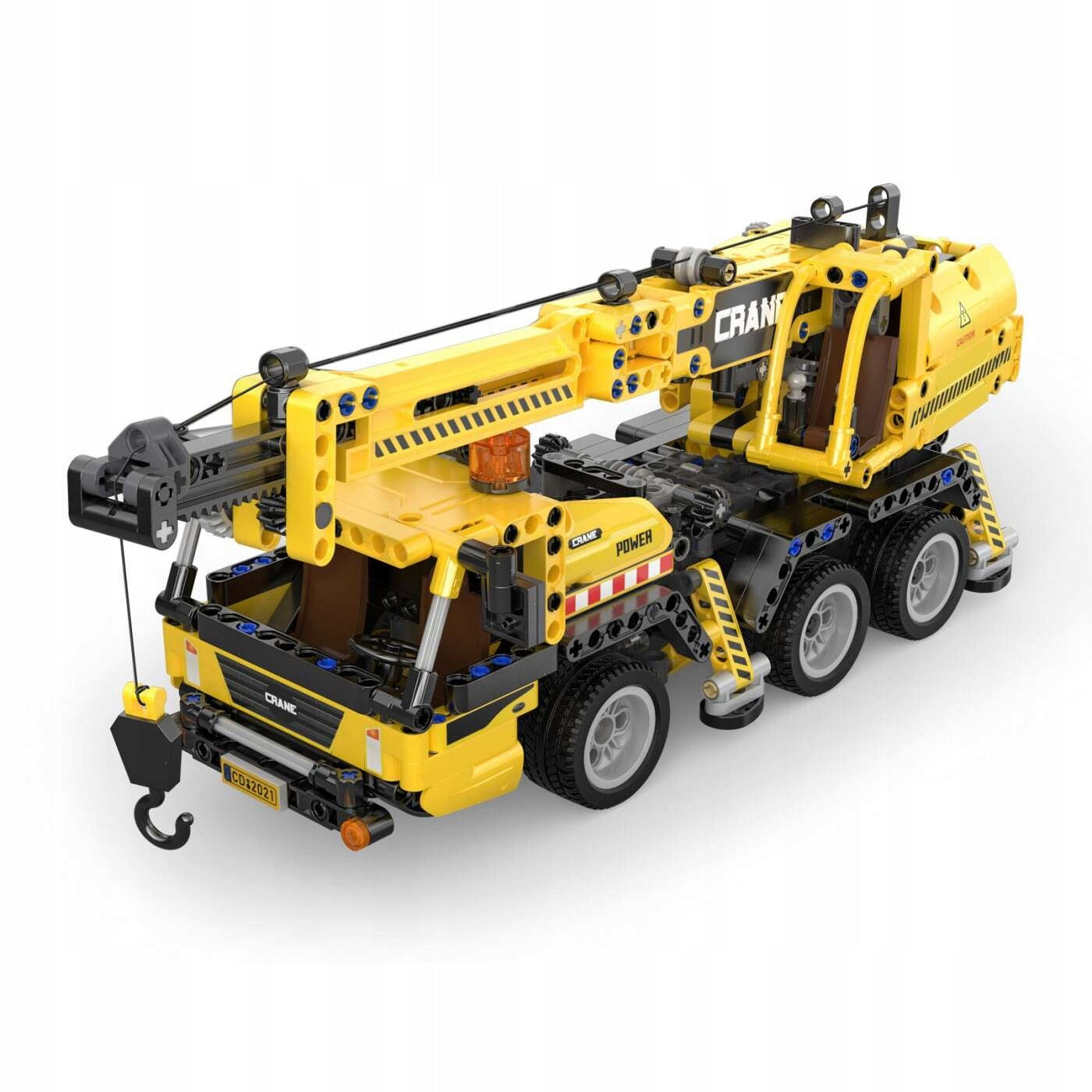 CADA statybiniai blokeliai, kranas 37 cm, didelė statybinė transporto priemonė 658 dalys