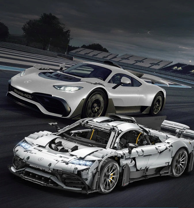 CADA Konstruktorius MERCEDES AMG ONE sportinis automobilis 3295 detalės su RC valdymu +LED