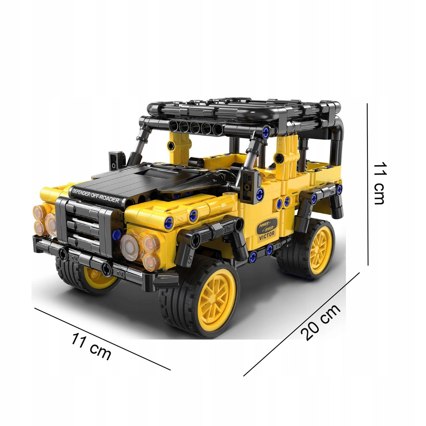 CADA Konstruktorius visureigis automobilis su atgal traukiamu varikliu 389 el.