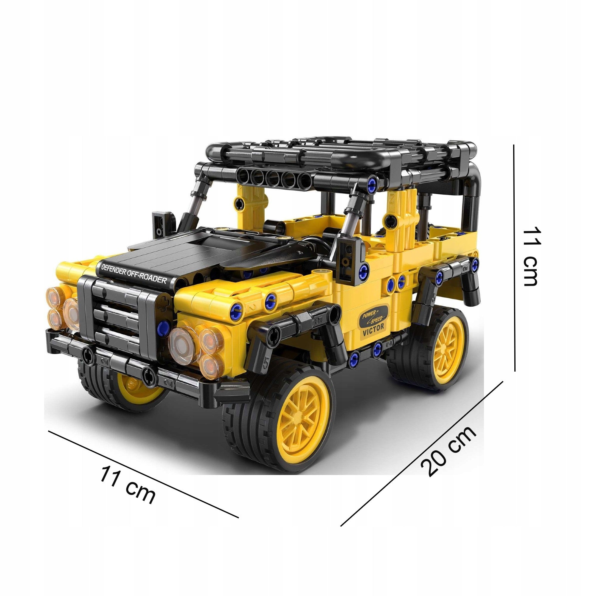 CADA Konstruktorius visureigis automobilis su atgal traukiamu varikliu 389 el.