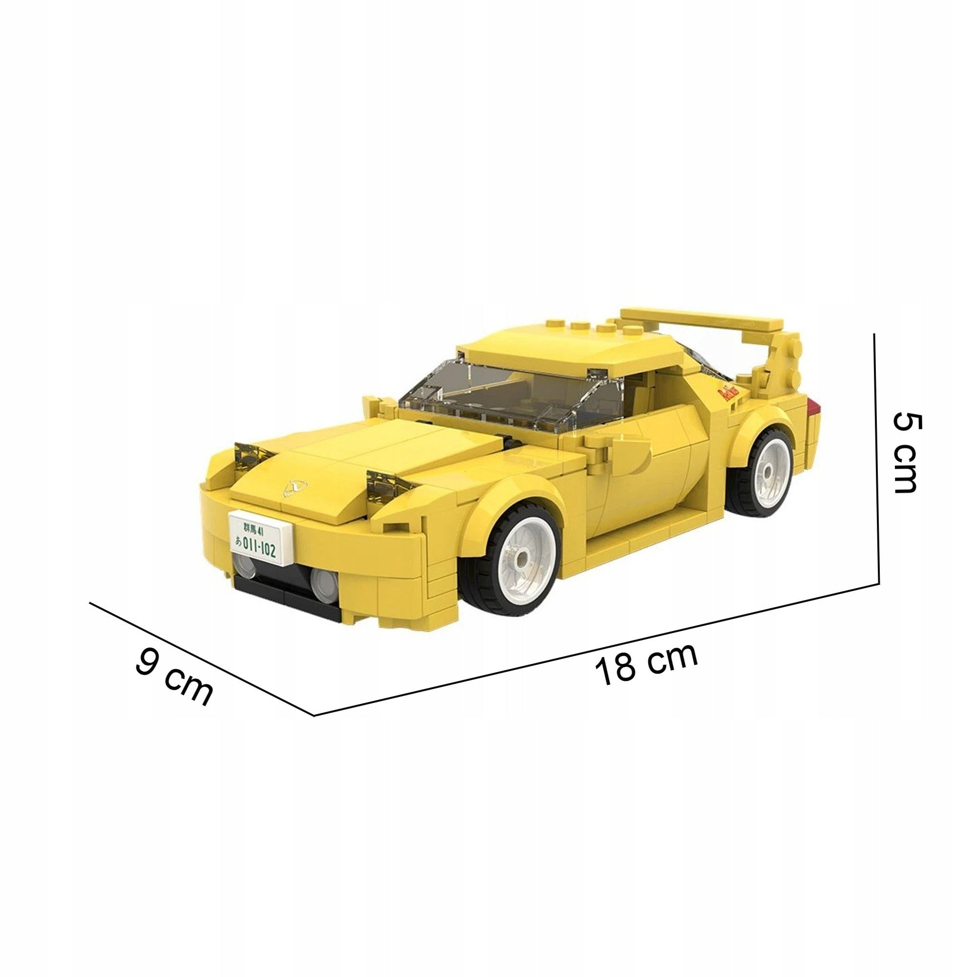 CADA konstruktorius lenktyninis automobilis MAZDA FD35 RX-7