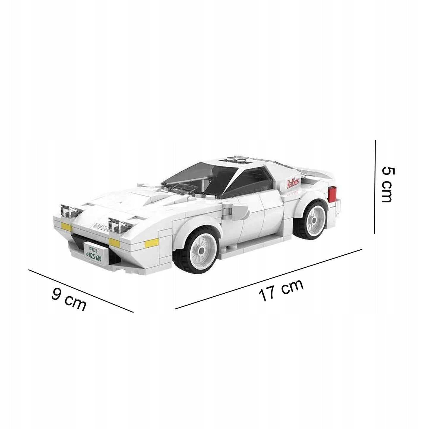 CADA Konstruktorius Lenktyninis Automobilis MAZDA FC35 RX-7 INITIAL D MANGA ANIME