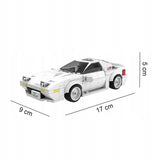CADA Konstruktorius Lenktyninis Automobilis MAZDA FC35 RX-7 INITIAL D MANGA ANIME