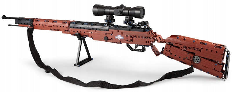 CADA Kaladėlių replika šautuvo 98K 653 detalės + šoviniai