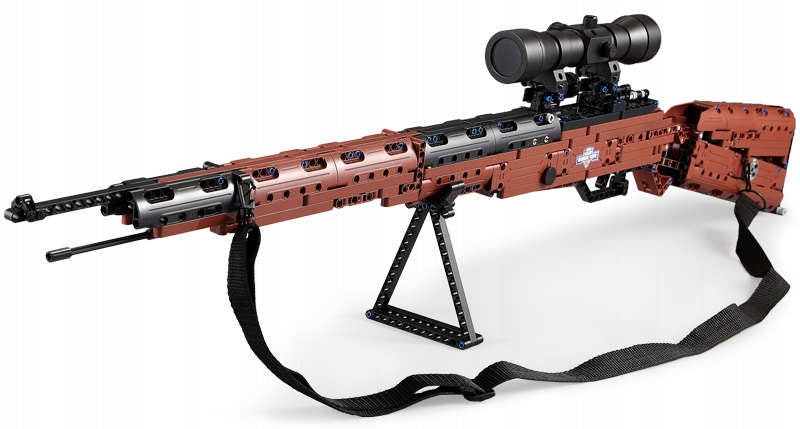 CADA Kaladėlių replika šautuvo 98K 653 detalės + šoviniai