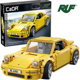 CADA Statybinės detalės Sportinis automobilis RUF CTR YELLOWBIRD 1515 detalių Skalė 1:8