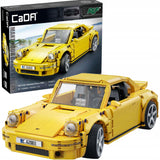 CADA Statybinės detalės Sportinis automobilis RUF CTR YELLOWBIRD 1515 detalių Skalė 1:8
