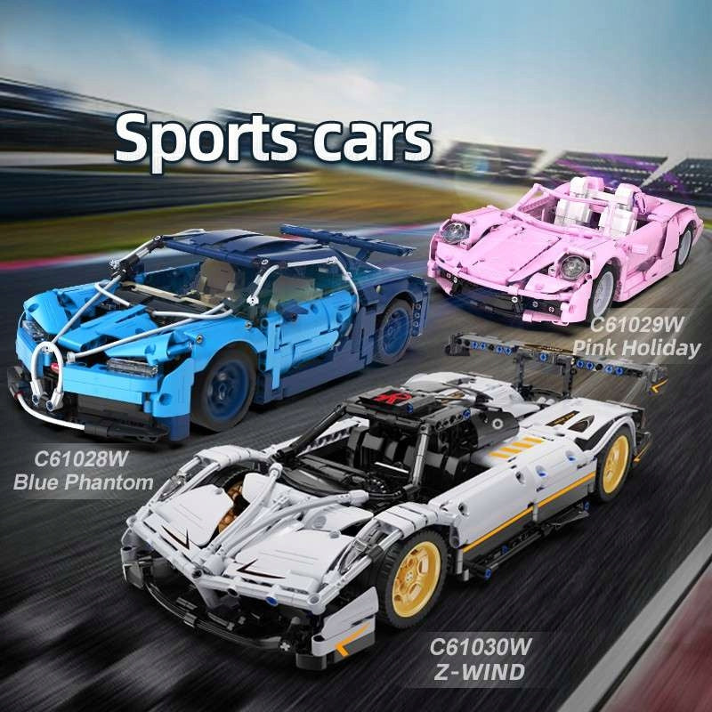 CADA konstruktoriaus automobilis kabrioletas rožinis 37 cm didelis auto kabrioletas transporto priemonė 1181 el.