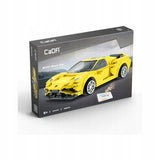 CADA statybinių blokelių lenktyninis automobilis su nuotoliniu valdymu (RC), dviejų režimų