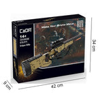 CADA Konstruktorius Šaudantis Snaiperinis Šautuvas 978 El. AWP + Minkšti Šaudmenys