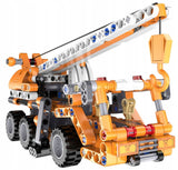 CADA TECHNIC STATYBINIAI BLOKELIAI SUNVEŽIMIS KRANAS 2IN1 ATGAL TRAUKIAMAS MECHANIZMAS DOVANAI