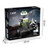 CADA KONSTRUKTORIUS TECHNIC PROGRAMUOJAMAS ROBOTAS BOT 434 DALYS VALDOMAS SU LED