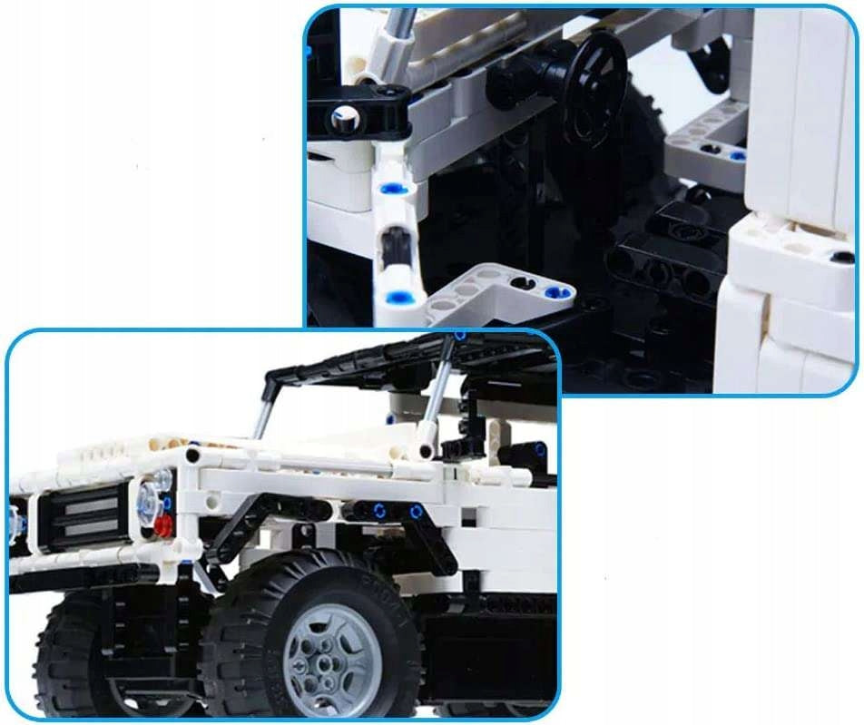 CaDA TECHNIC konstruktorius baltas visureigis RC