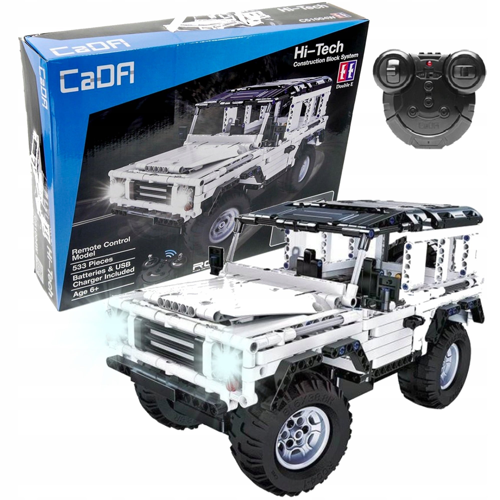 CaDA TECHNIC konstruktorius baltas visureigis RC