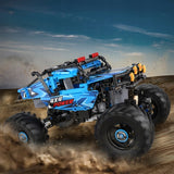 CaDA statybiniai blokeliai, nuotoliniu būdu valdomas amerikietiškas MONSTER TRUCK, 4x4, 699 el., LED