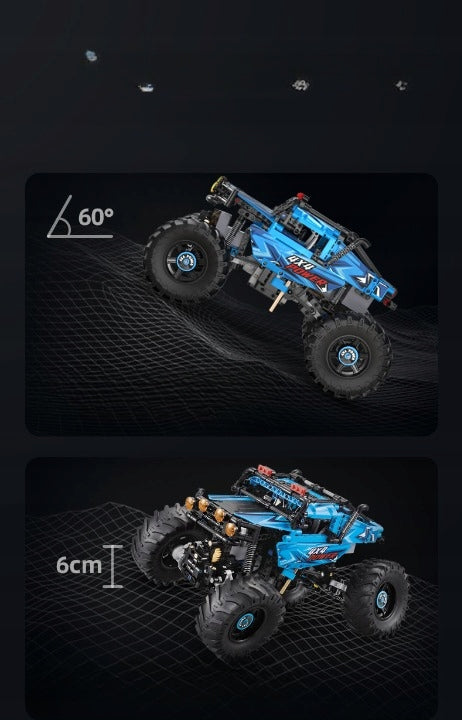CaDA NUOTOLIU VALDOMAS MONSTER TRUCK KONSTRUKTORIUS 699 EL.