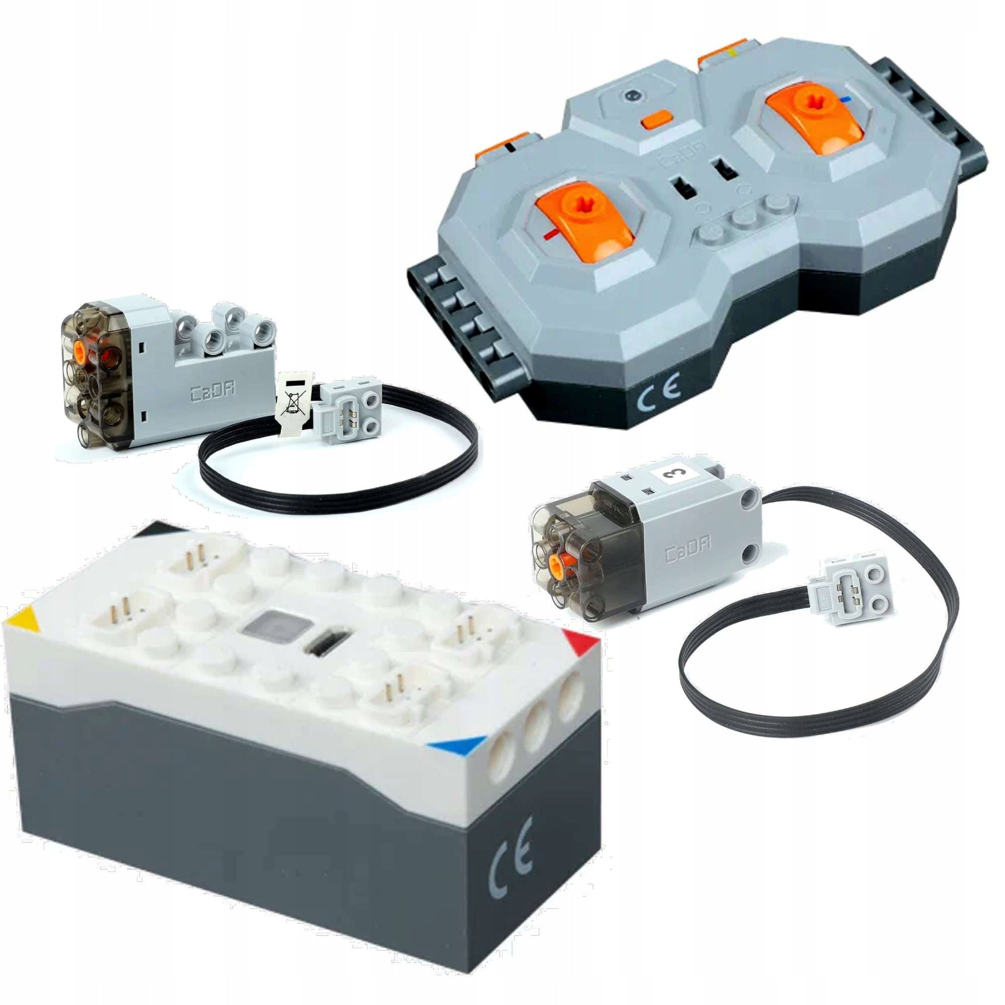 CaDA statybiniai blokeliai nuotoliniu būdu valdomas lenktyninis automobilis ir POWER SYSTEM pavara