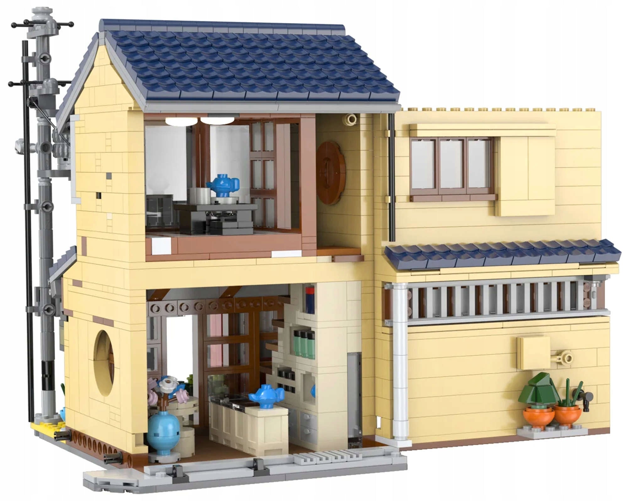 CADA Rinkinys: Japoniška arbatinė, 1120 elementų, su LED