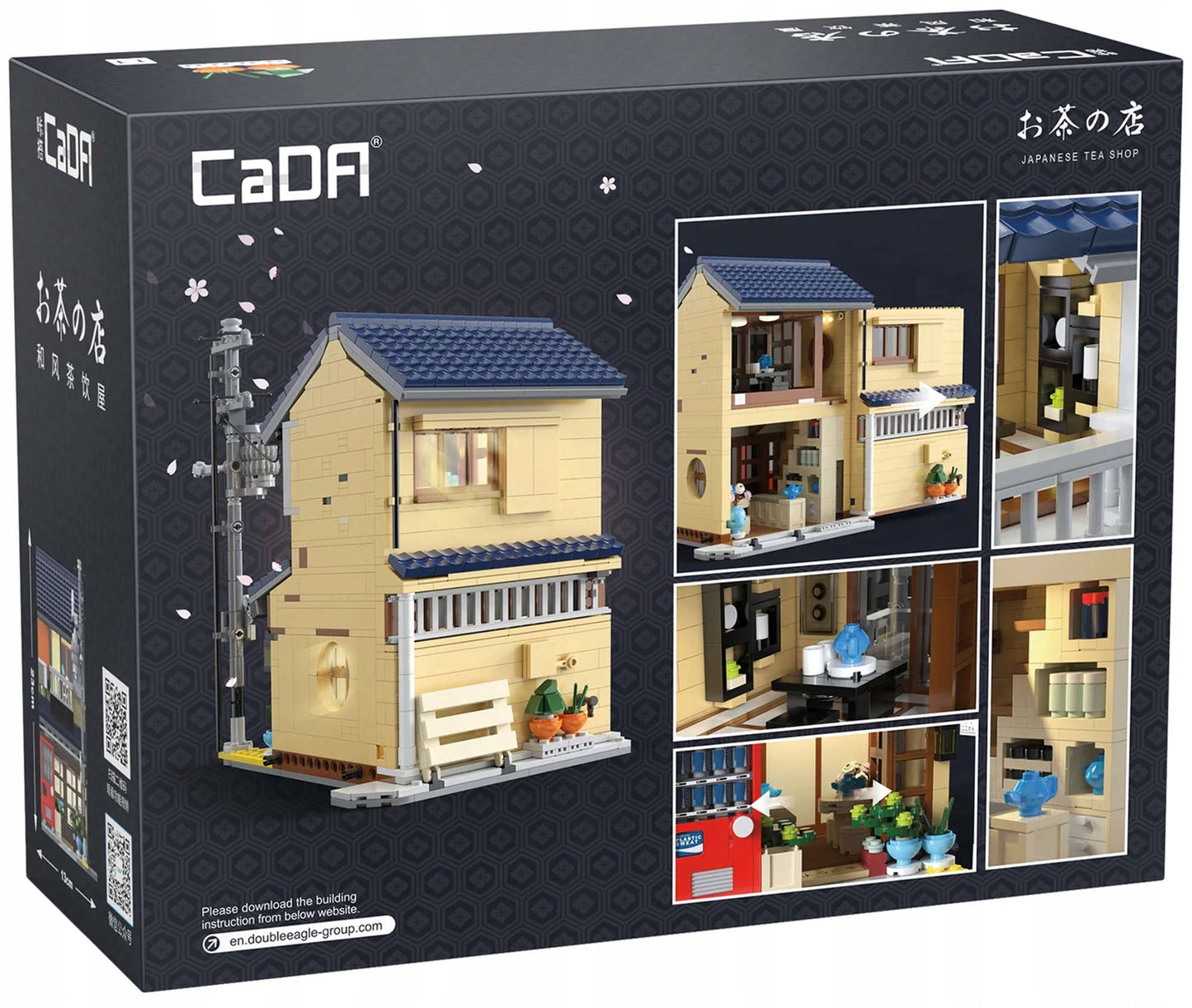 CADA Rinkinys: Japoniška arbatinė, 1120 elementų, su LED