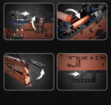 CADA Blokelių rinkinys Šautuvas 98K Didelis 653 elementai + putplasčio šoviniai