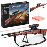 CADA Blokelių rinkinys Šautuvas 98K Didelis 653 elementai + putplasčio šoviniai