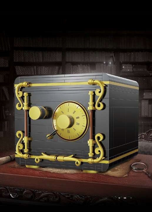 CADA STATYBINIŲ BLOKELIŲ RINKINYS MECHANINIS KODUOJAMAS SEIFAS 442 EL.