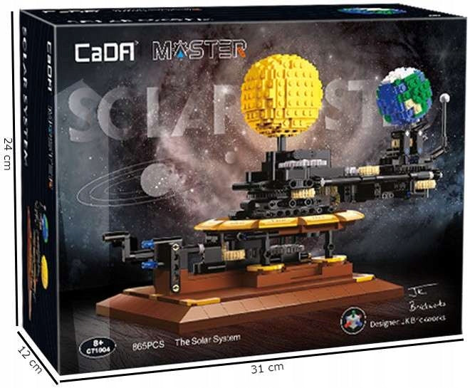 CADA konstruktorius Žemė ir Mėnulis orbitoje, Judanti Saulės sistema, 865 detalės