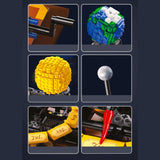 CADA konstruktorius Žemė ir Mėnulis orbitoje, Judanti Saulės sistema, 865 detalės