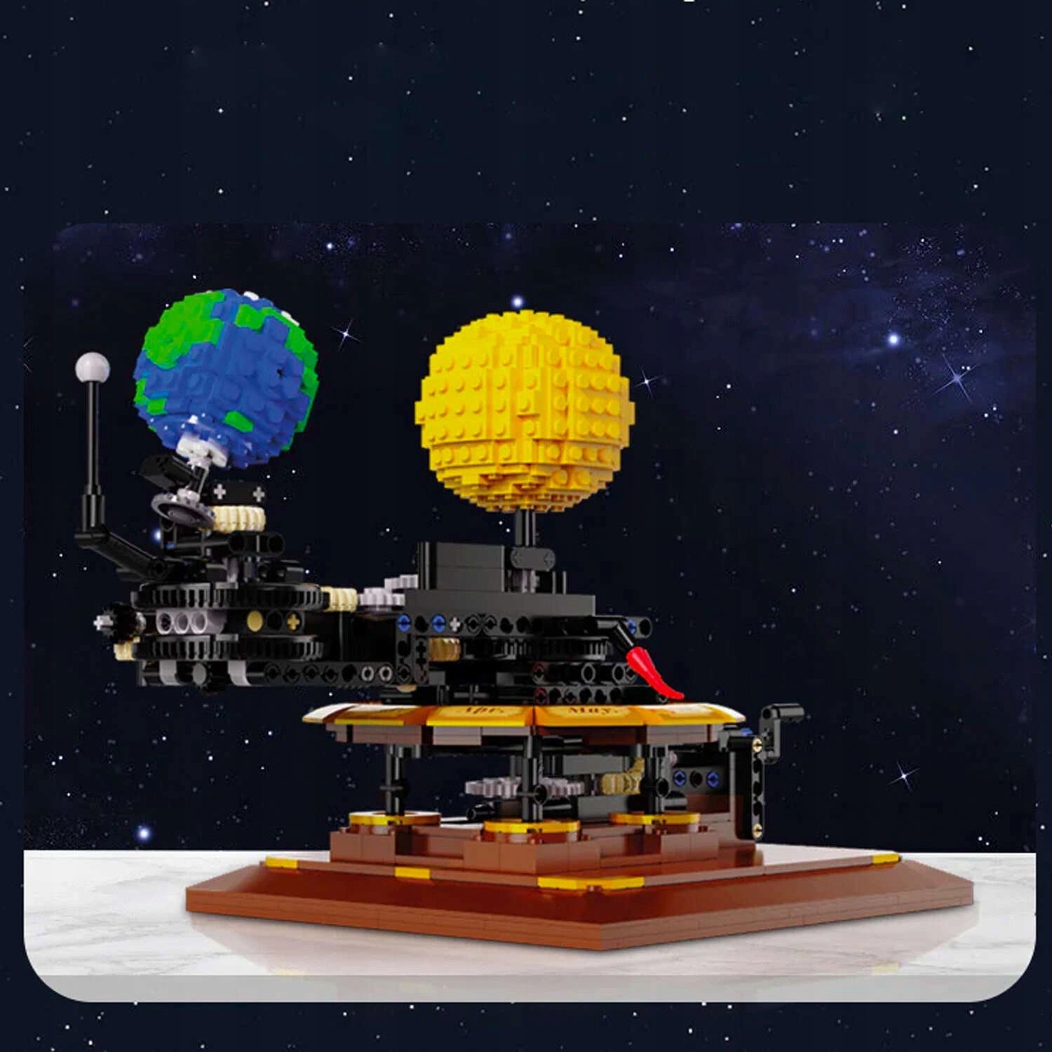 CADA konstruktorius Žemė ir Mėnulis orbitoje, Judanti Saulės sistema, 865 detalės