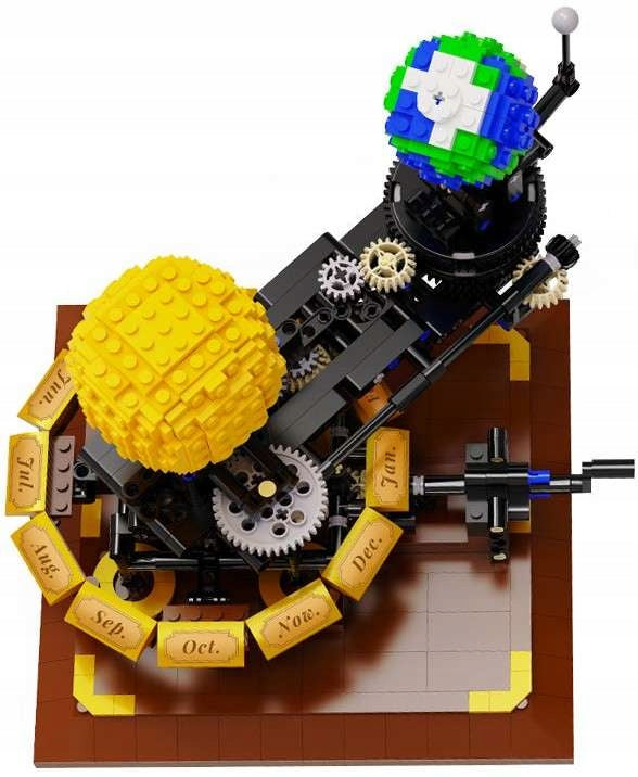 CADA konstruktorius Žemė ir Mėnulis orbitoje, Judanti Saulės sistema, 865 detalės