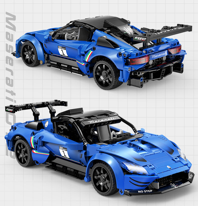 CADA MASERATI GT2 TRINKELIŲ RINKINYS NUOTOLINIU BŪDU VALDOMAS RC AUTOMOBILIS 549 ELEMENTAI