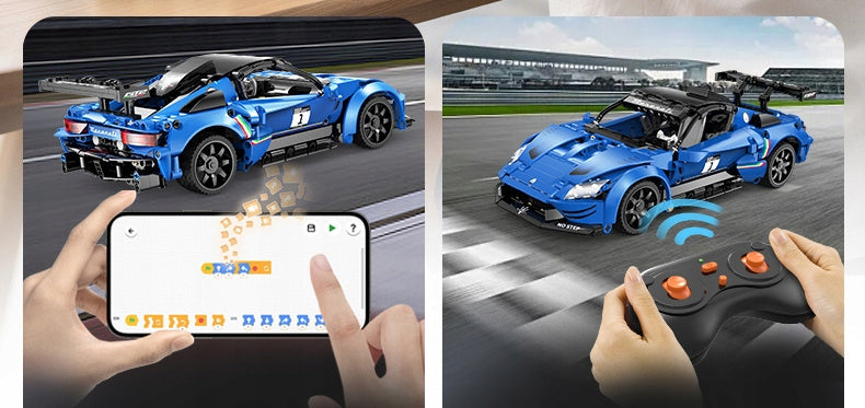 CADA MASERATI GT2 TRINKELIŲ RINKINYS NUOTOLINIU BŪDU VALDOMAS RC AUTOMOBILIS 549 ELEMENTAI