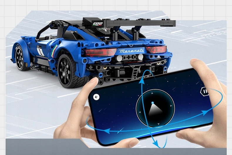 CADA MASERATI GT2 TRINKELIŲ RINKINYS NUOTOLINIU BŪDU VALDOMAS RC AUTOMOBILIS 549 ELEMENTAI