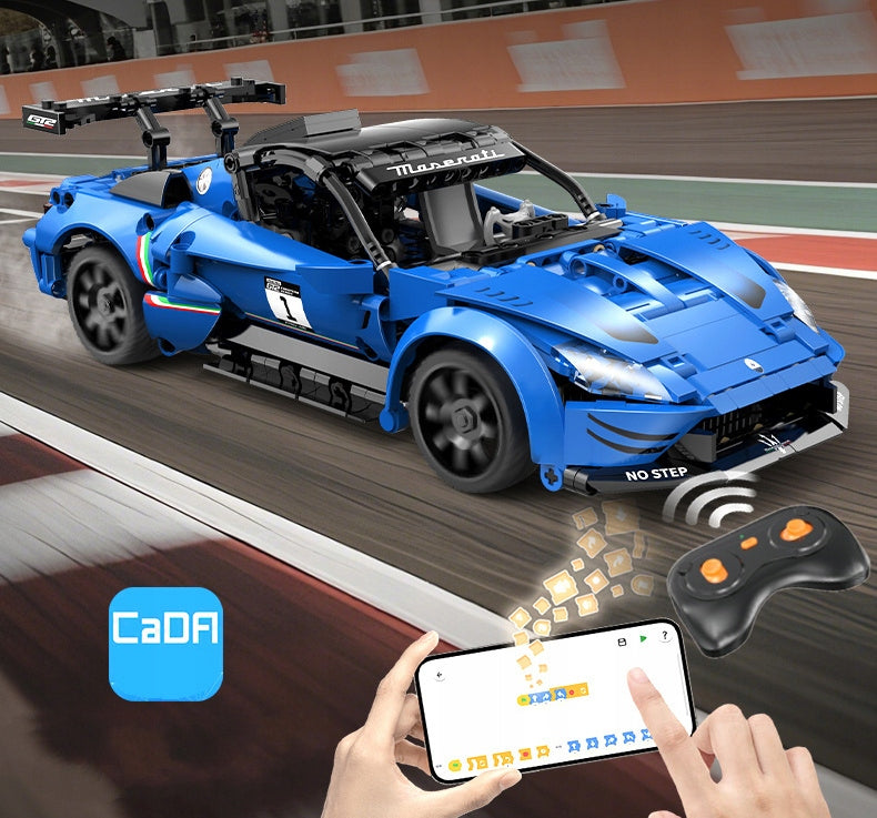 CADA MASERATI GT2 TRINKELIŲ RINKINYS NUOTOLINIU BŪDU VALDOMAS RC AUTOMOBILIS 549 ELEMENTAI