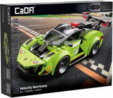 CaDA Rinkinys 4 sportinių lenktyninių mašinėlių 614 detalių 4-in-1
