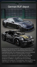 CADA Statybinių kaladėlių rinkinys JUODAS RUF GT, 1655 elementai