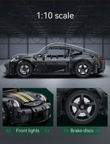 CADA Statybinių kaladėlių rinkinys JUODAS RUF GT, 1655 elementai