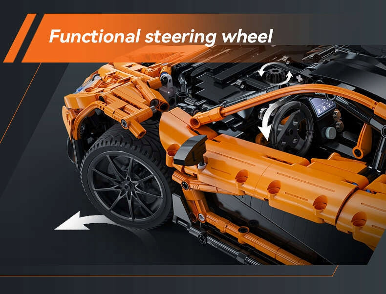 CADA Konstruktoriaus techninės sportinio automobilio ASSASSIN XR 3617 elementų rinkinys