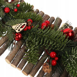 Sieninė kalėdinė eglutė, pakabinama, 85 cm, šventinė puošmena