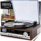 CR 1168 Gramofonas su radiju ir Bluetooth / MP3 / USB / SD / Įrašymu