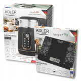 Elektrinis stiklinis virdulys 1,7 L, temperatūros reguliavimas, juodas + stiklinė svarstyklė