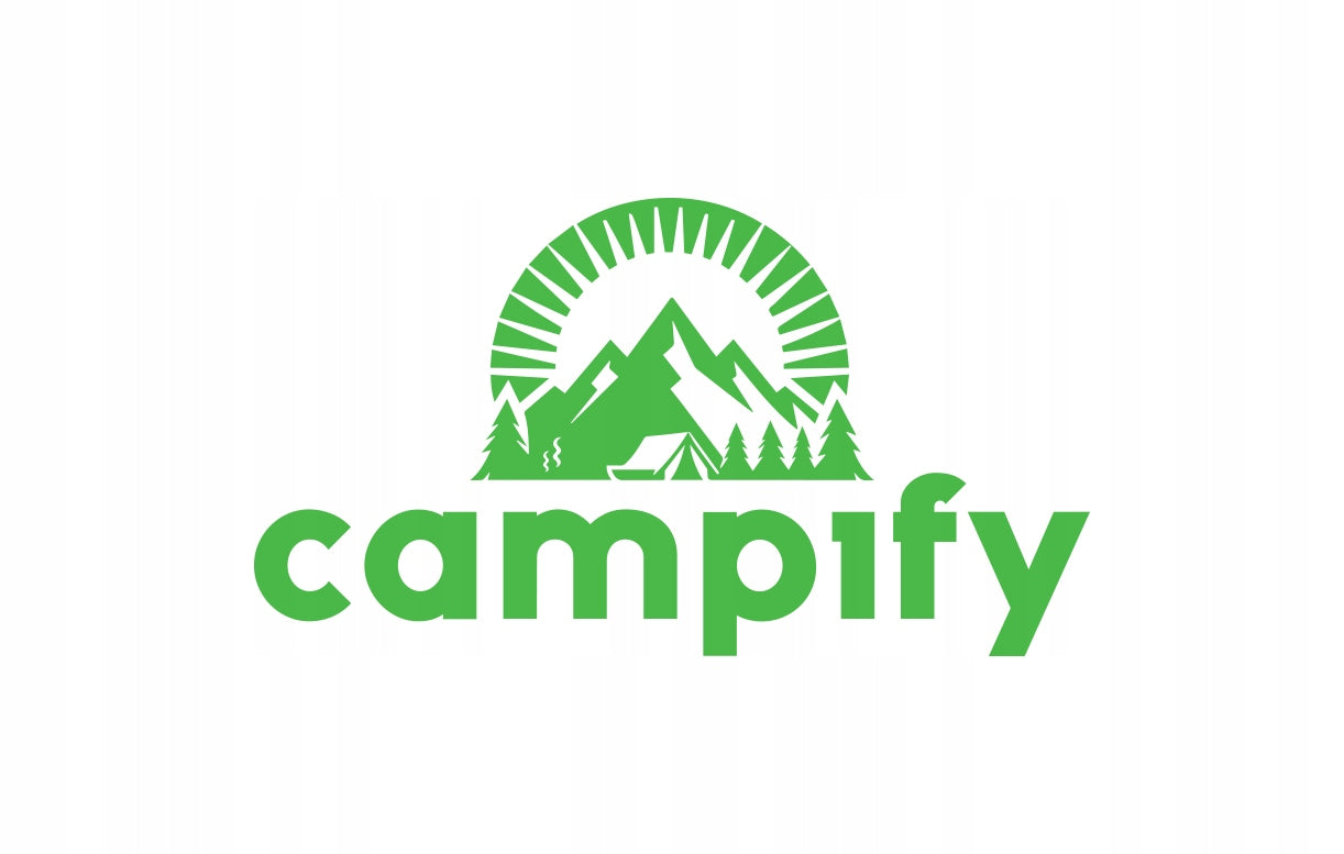 Campify Sulankstomas Stalas + 2 Suolai | Kempingo kelionių rinkinys nameliui ant ratų