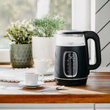 Elektrinis stiklinis virtuvinis virdulys LED su šilumos palaikymo funkcija, 1,7 L, 2200 W