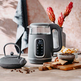 Elektrinis stiklinis virdulys su temperatūros reguliavimu, 1,7 L, 2200 W