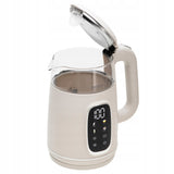 Stiklinis elektrinis virdulys su temperatūros reguliavimu, 1,7 L, 2200 W