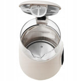 Stiklinis elektrinis virdulys su temperatūros reguliavimu, 1,7 L, 2200 W