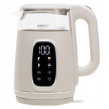 Stiklinis elektrinis virdulys su temperatūros reguliavimu, 1,7 L, 2200 W