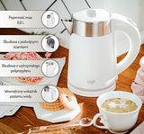 Elektrinis belaidis metalinis virdulys 800W 0,6 L baltas